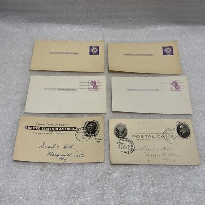 Vintage Lot of 6 Postal Cards (2) Used From 1903, (4) Unused 1, 3, & 4 Cents - Image 1 of 4
