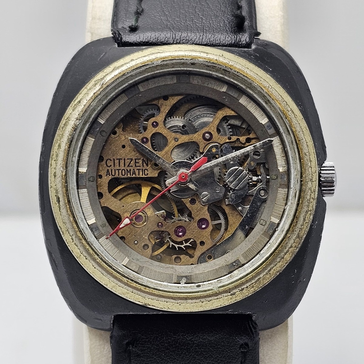 CITIZEN Automatic Skeleton 4-76C182TA 25Jewels BLG-K GN-1-S