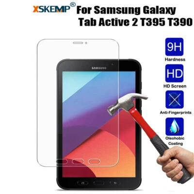 Samsung Galaxy Tab Active 2 T395 T390 8.0 Tempered Glass Screen Protector New - Image 1 of 4