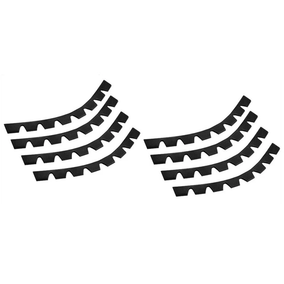 8 Piezas Pegatinas Parachoques Delantero Coche Protección Antiarañazos Accesorios Antiarañazos Foto 1 de 4