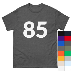 NEW Number 85 Player Sport Team Uniform T-shirt, Choose Color & Size - Picture 1 of 17