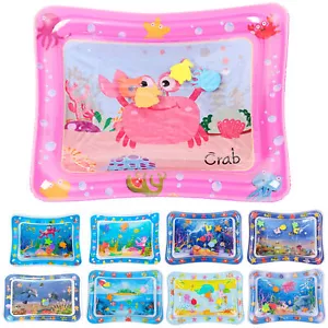 Water Play Mat Inflatable Cushion PVC Infant Sensory Tummy Water Pad Activity - Picture 1 of 21