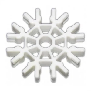 KNEX 100 White Connectors (8) K'nex #90908 Standard Replacement Parts and Pieces - Picture 1 of 1