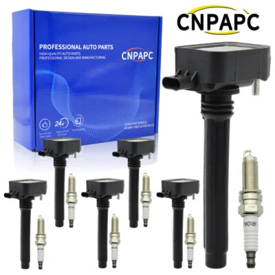 Nova bobina de ignição 6× e vela de ignição de irídio para 17-18 Chrysler Pacifica 3.6L UF807 - Imagem 1 de 4