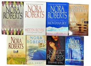 Nora Roberts Private Scandals, Devine Evil, Hidden Riches, & More Lot of 8 Books - Bild 1 von 15