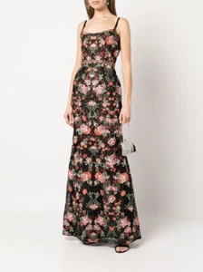 Marchesa Notte NEU Blumen bestickt Abendkleid Größe 6 $ 2.520,00 - Bild 1 von 23