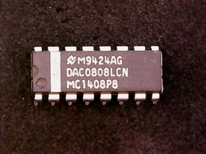 DAC0808LCN National Semiconductor 8-Bit D/A Converter (DIP-16) GENUINE - Bild 1 von 1