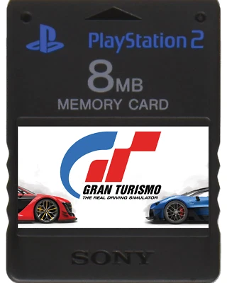 GRAN TURISMO 1 2 3 4 | MEMORY CARD SAVES | 100% Unlock! All Cars! Tracks PS1 PS2 - Image 1 of 4