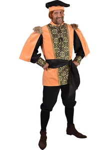 Deluxe Medieval Gent - fur trim - Picture 1 of 3