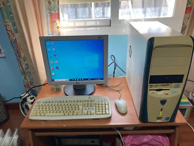 ordenador completo pentium d 2,80 ghz 4gb ddr2 800mhz 250gb hdd windows10 - Imagen 1 de 2