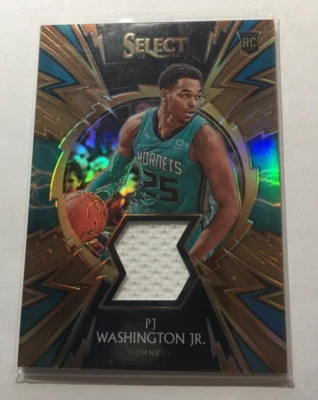 2019-20 Panini Select - PJ Washington Jr. #SP-PJW Hornets - RC Patch gold /49 - Image 1 of 2