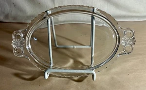 Duncan & Miller Crystal Pall Mall Milchkännchen und Zucker 8 1/4" Tablett - Bild 1 von 1