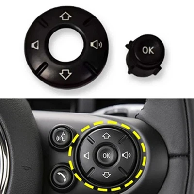 1 Set Steering Wheel Control Button Lid For MINI F54 F55 F56 F57 F60 2014-2021 - Image 1 of 4