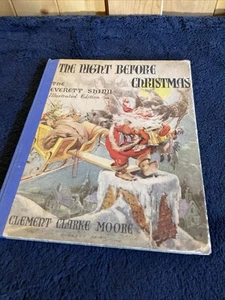 EVERETT SHINN ILLUSTRATED EDITION OF NIGHT BEFORE CHRISTMAS 1942 - Bild 1 von 10
