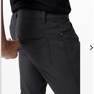 Mens Lululemon ABC Slim Fit Warpstreme 32 Stretch Performance Casual Trousers - Picture 1 of 6