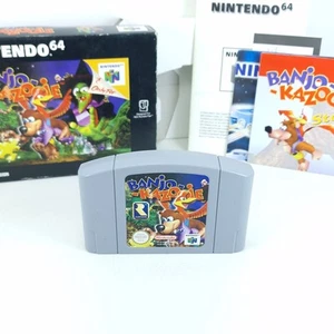 Banjo-Kazooie Nintendo 64 N64 | Versión PAL en caja | Sin manual principal | Envío y devolución gratuitos en el Reino Unido - Imagen 1 de 12