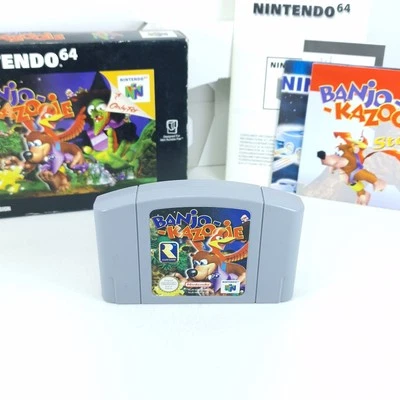Banjo-Kazooie Nintendo 64 N64 | Boxed PAL Version | No Main Manual | Free UK P&P - Image 1 of 4