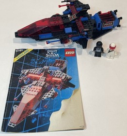 Lego 6781 Space Police Light Up SP-Strike Spaceship 100% Complete w/ Manual