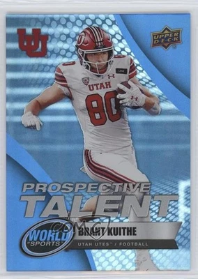 2025 Upper Deck World of Sports Prospective Talent Blue Brant Kuithe #380 - Image 1 of 2
