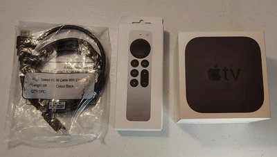 Transmisor multimedia Apple TV 4K 2.ª generación 32 GB A2169 con control remoto Foto 1 de 4