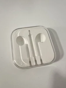 Apple iPhone Earphone EarPods White Plastic Storage Case - Box Empty - Zdjęcie 1 z 2