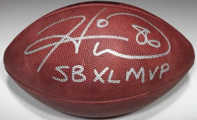 Steelers Hines Ward Signed Wilson NFL Super Bowl XL 40 Official Game Football - Image 1 of 4