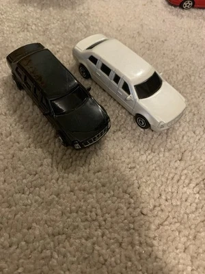Matchbox Cadillac One Limo Lot of 2 1/64 White and Black Loose Diecast !!! - Image 1 of 4