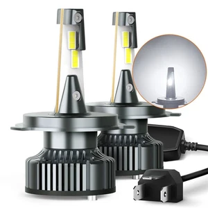 Pair H4 LED Headlight Hi/Low Beam Bulbs Xenon Light 300W 6500K Canbus Error Free - Picture 1 of 23