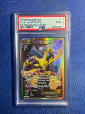 2016 Pokemon XY FA/M Alakazam EX Fates Collide Secret - Image 1 of 2