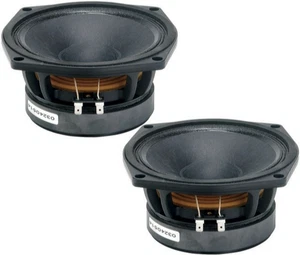 2x B&C 6MD38 6.5" Midrange 240W Low Frequency Speaker three & four way systems - Picture 1 of 5