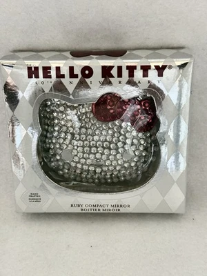 Espejo compacto Hello Kitty 40 aniversario con cristal brillante nuevo en caja Foto 1 de 4