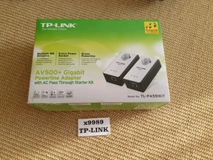 TP-LINK TL-PA551KIT AV500+ Gigabit Powerline Adapter DLAN - Zdjęcie 1 z 5