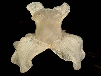 FLOWER LAMPSHADE IN MURANO GLASS, H 130 mm, Ø 150 MM, FOR CHANDELIERS - Image 1 of 4