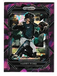 HARRY FORD 2023 PANINI PRIZM PURPLE CRACKED ICE PRIZM ROOKIE. - Bild 1 von 2