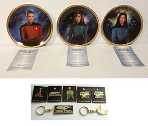 STAR TREK NEXT GEN: DEANNA TROI, TRITURADORA WESLEY, PLACAS TRITURADORAS BEVERLEY + MÁS - Imagen 1 de 6