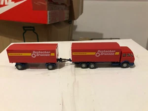 1:87 Wiking   Nr. 430  LkW - Kofferhängerzug Rosbacher Brunnen MB 2632 - Bild 1 von 1