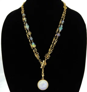 Collar conmemorativo colgante de 26" Kirk's Folly Angel aurora boreal amor nunca muere - Imagen 1 de 6