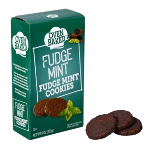 Biscotti FUDGE MINT al forno 9 oz simili a mentine sottili Girl Scout *BB 12/2025* - Foto 1 di 2