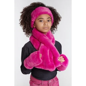 $120 Apparis Abby Kid's Bundle Confetti Faux Fur Bundle, Pink, NS - Picture 1 of 2