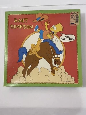 Rare New/Sealed The Simpsons Vintage 1990 Bart Simpson Puzzle Aye Carumba! - Image 1 of 4