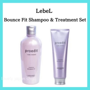 LebeL Proedit Care Works Bounce Fit Shampoo 300ml & Treatment 250ml Set - Picture 1 of 3