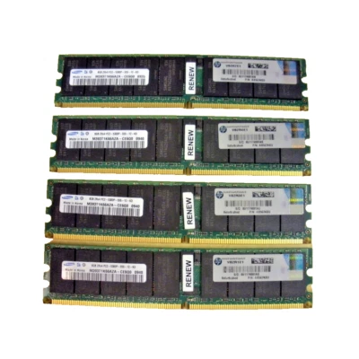 HP AH405A 32GB 4x 8GB Memory Kit for rx3600 rx6600 AB567-69001 - Image 1 of 2