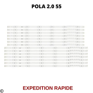 KIT 14 BARRES BANDES LED LG POLA2.0 55 LZ5501LGEPWADL84 LR 55LN575 55LA620S - Imagen 1 de 1