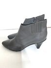 Ladies Reaction Kenneth Cole Booties Heels Gray Leather           56￼