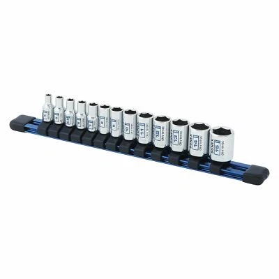 New Sunex 1/4" Drive 6-Point Metric Socket Set, 13 Pieces-19100C- Free Shipping - Image 1 of 4