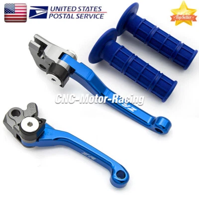 Palancas de embrague de freno CNC y empuñaduras pivotantes para Yamaha YZ80 YZ85 2015-2023 2022 Foto 1 de 4