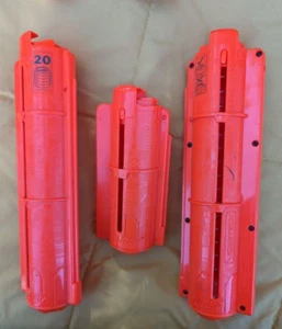 Lot of 3 Nerf Gun Vortex Magazines (2)20 1x10 Disc Clips Pyragon Praxis Nitron - Picture 1 of 1