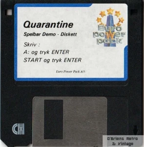 Cuarentena - Disquete de demostración (3,5" Disquete PC DOS) - Euro Power Pack - Probado - Imagen 1 de 2