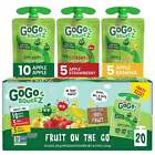 Gogo Squeez Fruit on the Go Variety Pack, Apple Apple, Apple Banana, & Apple Str