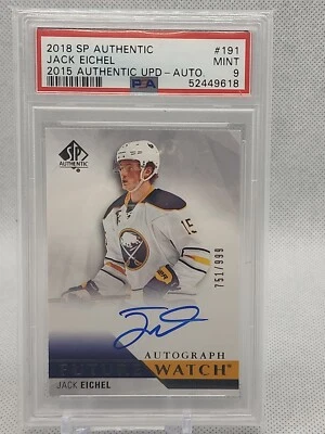 15/16 SP Authentic Future Watch Auto Jack Eichel BGS 9 MINT #751/999 FWA RC - Image 1 of 2